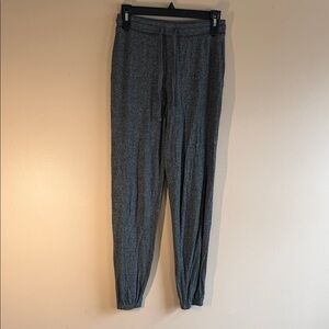 Aeropostale Dark Gray Knit Joggers with Drawstring